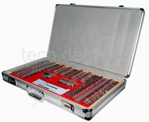 Набор пробныз линз хромированные (большой) Тech.dega - товары для оптики, фото №